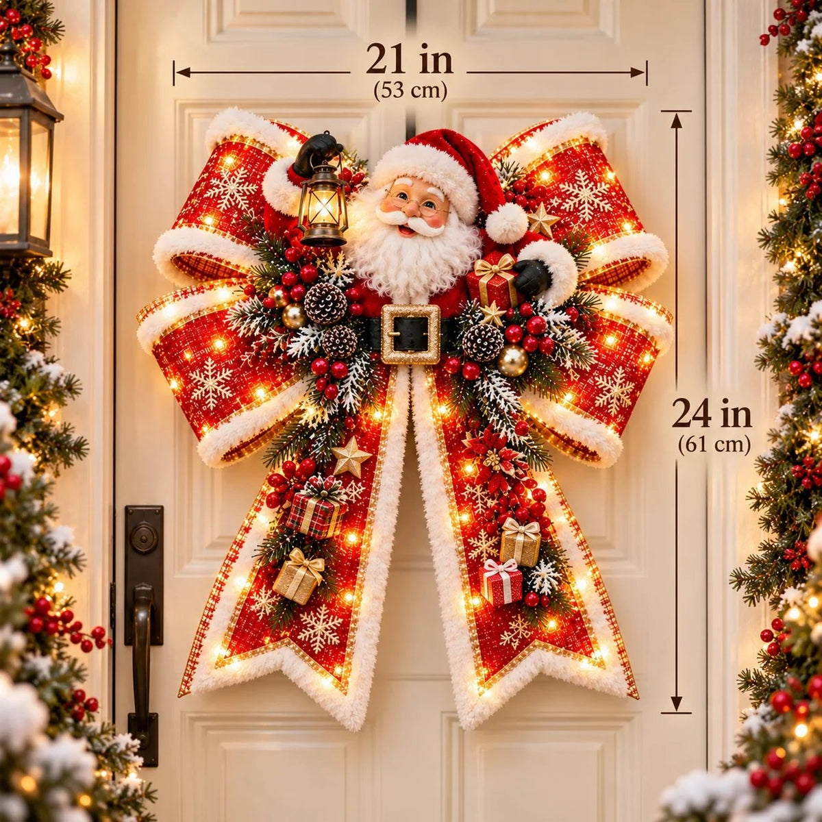 Christmas Magic Bow Door Hangers