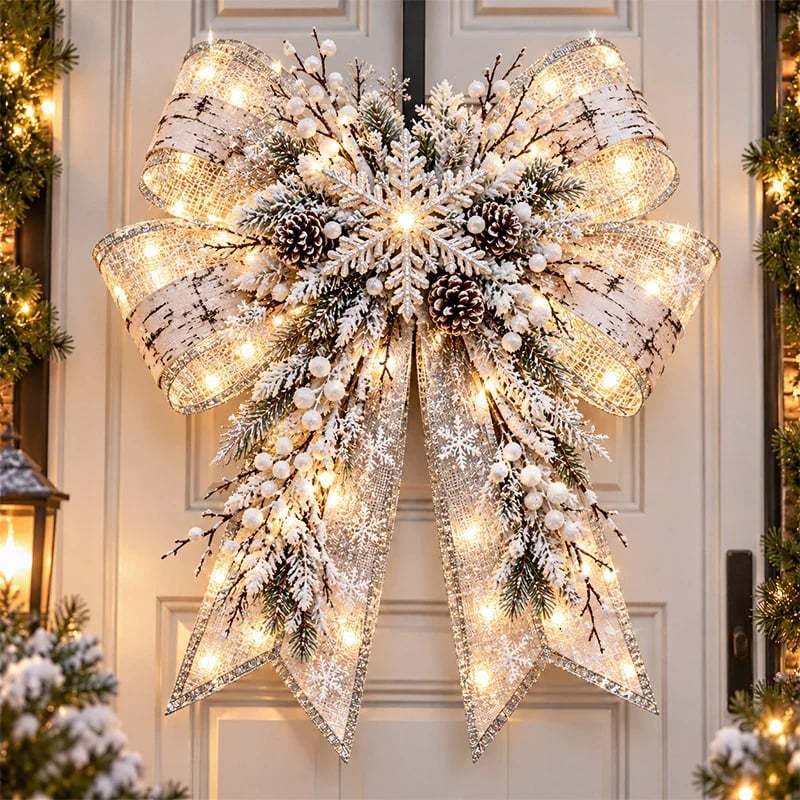 Christmas Magic Bow Door Hangers