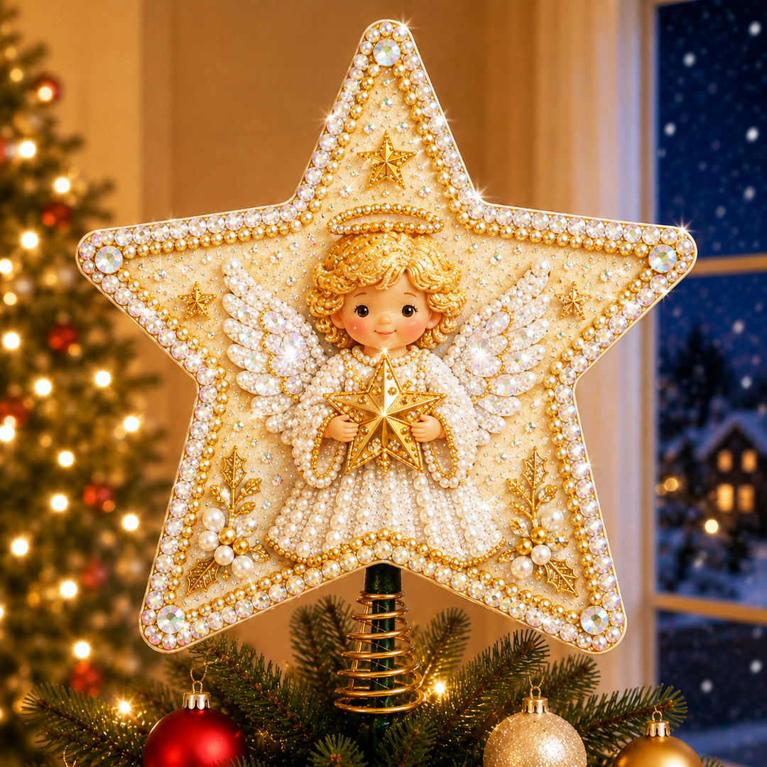 DIY Sparkling Christmas Star Tree Topper Kit