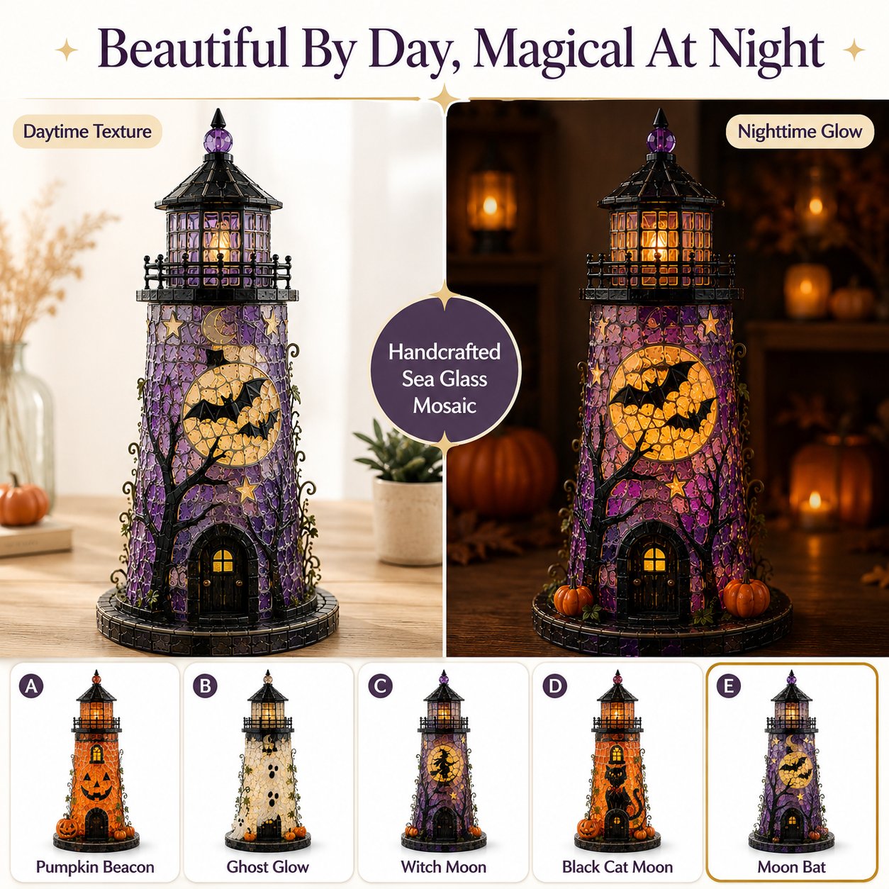 DIY Sea Glass  – Halloween Lighthouse Kit