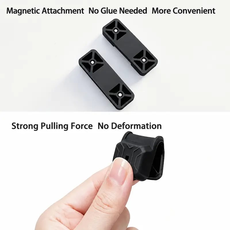 Magnetic Car Door Lock Shock Absorber Pads Universal Magnetic Door Lock Silencers