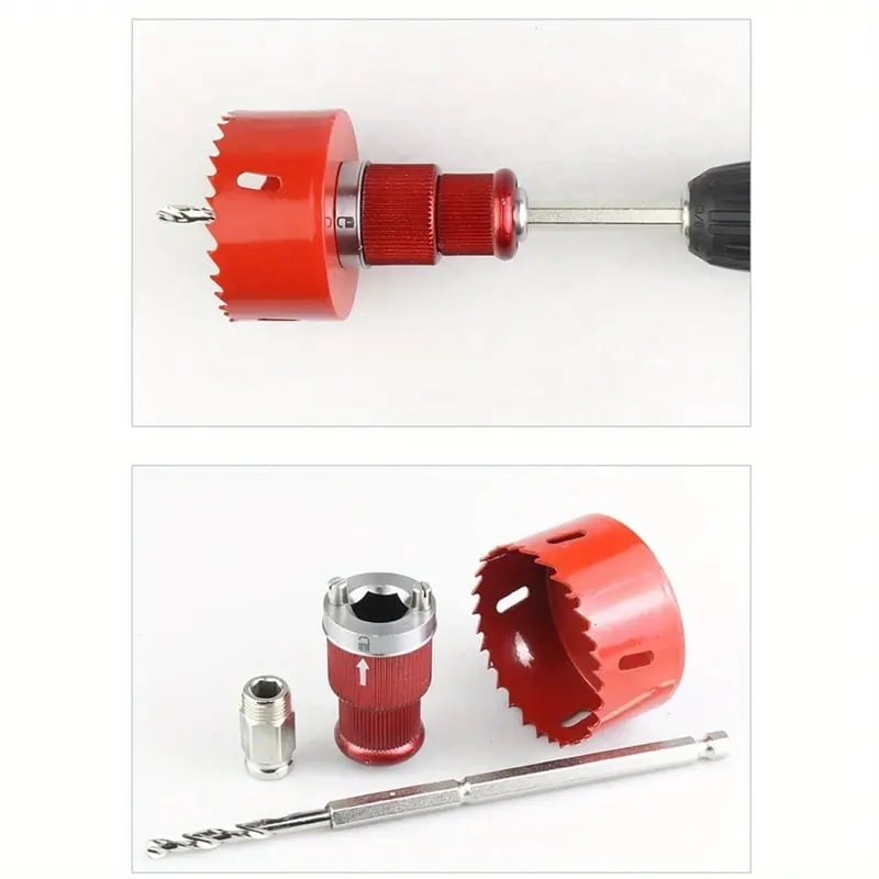 Hex Shank Hole Opener Arbor