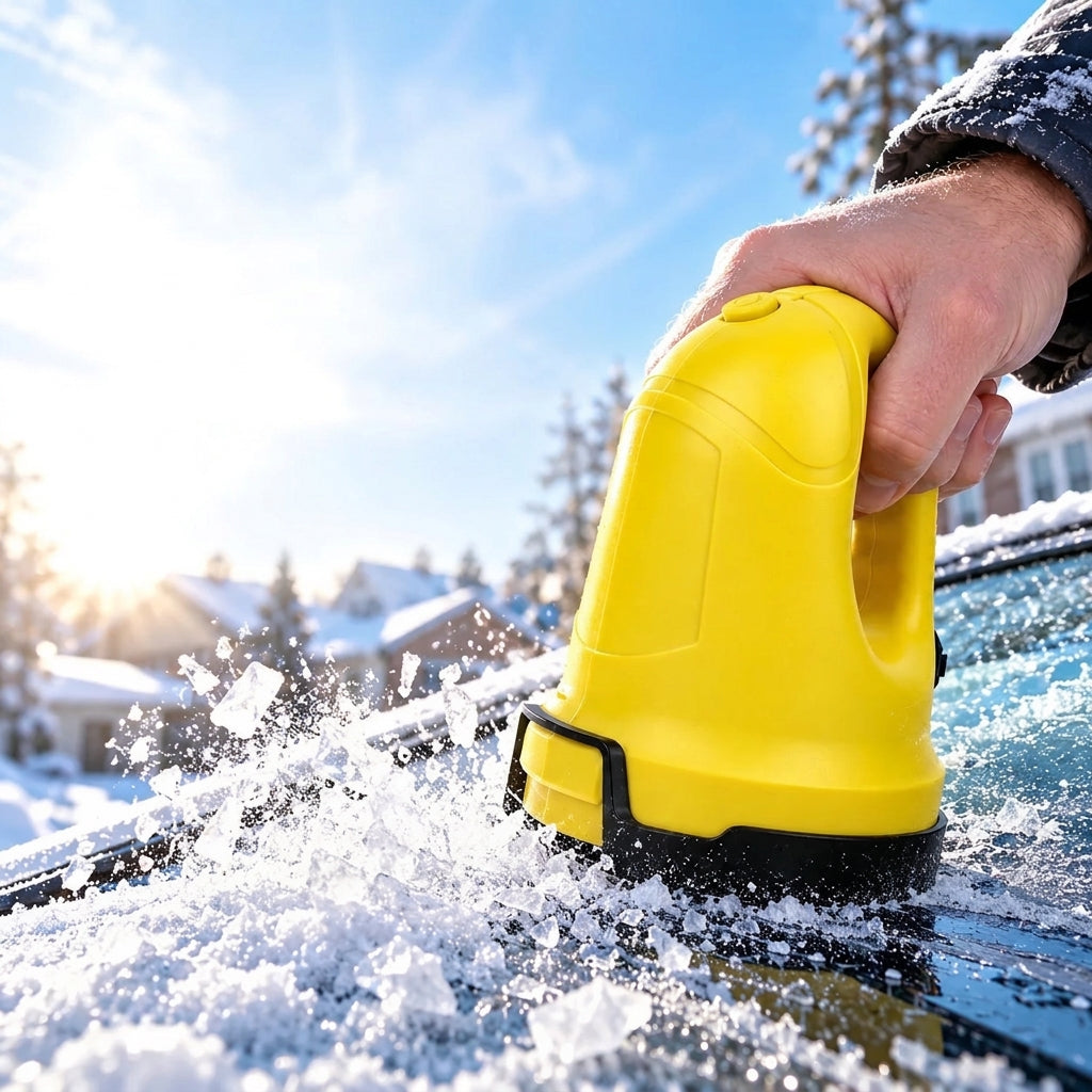 Electric Car Ice Scraper USB Rechargeable Winter Window Snow Removal Tool