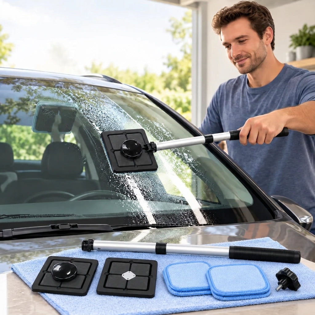 Dual Magnetic Car Windshield Cleaner