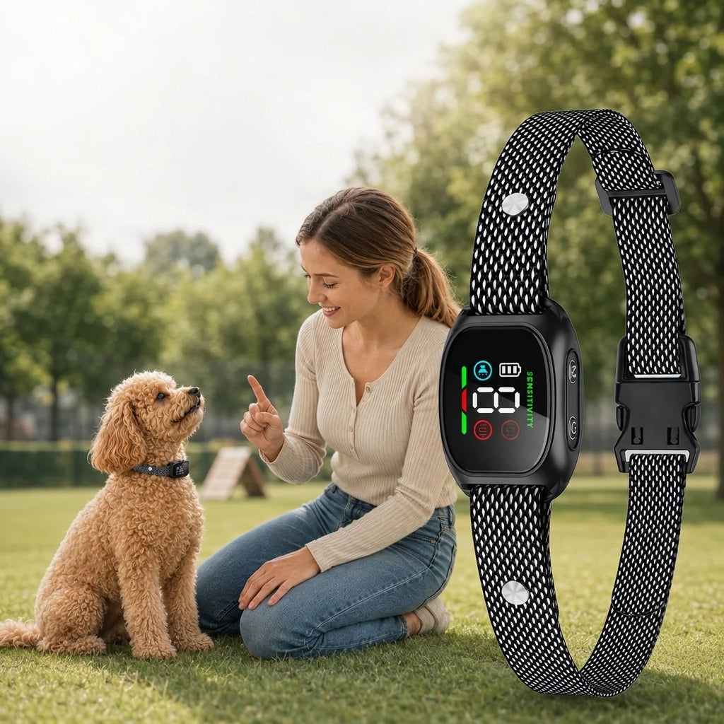 Smart No-Shock Anti-Bark Collar for Dogs