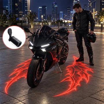 Motorcycle Devil Wing Ground Projection Lights