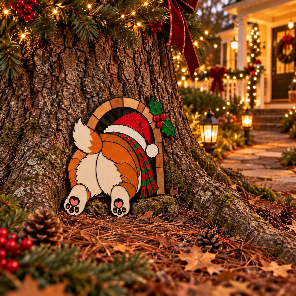 Funny Christmas Baseboard Decorations