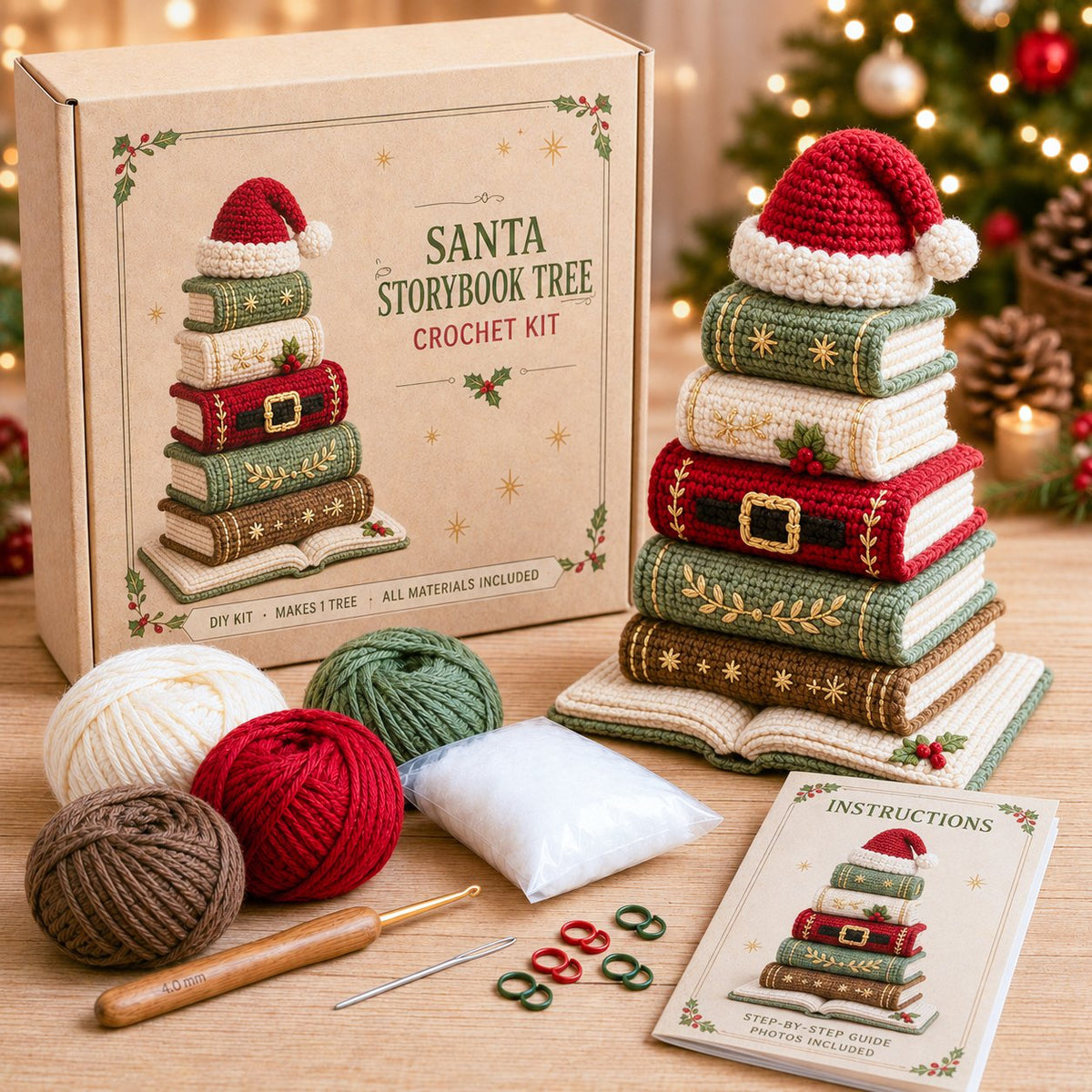 Christmas Storybook Tree Crochet Kit