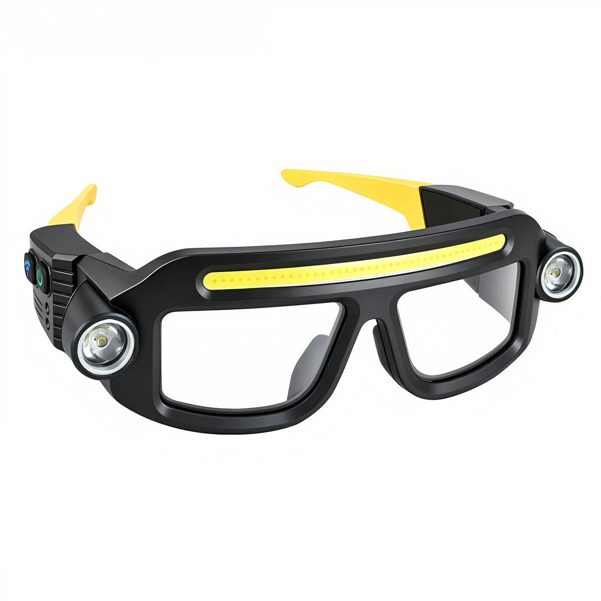 Rechargeable LED Light Glasses with 5 Modes & Wave Sensor