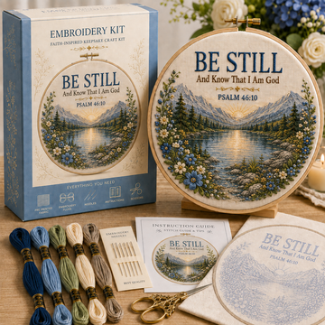 Faith & Scripture Embroidery Kit