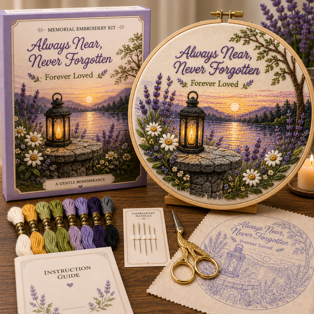 Memorial & Remembrance Embroidery Kit