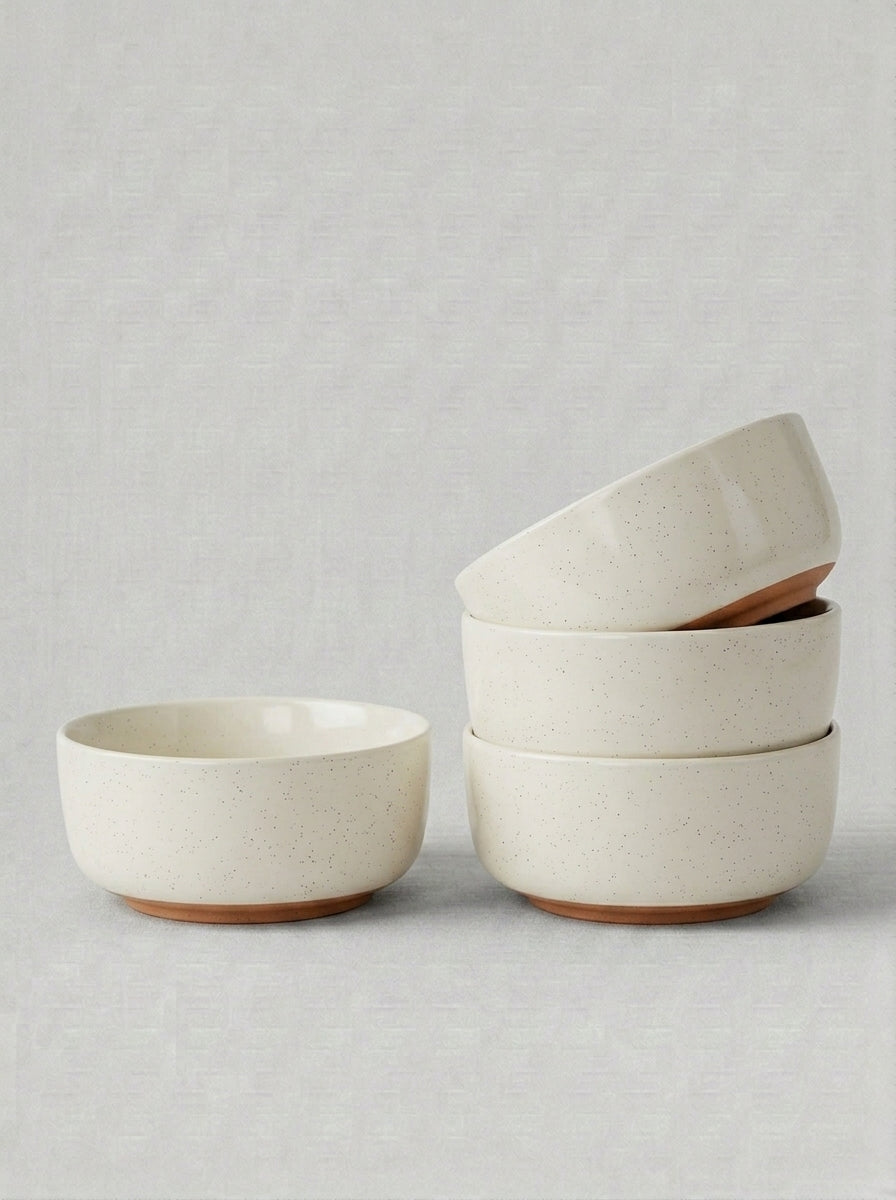 Speckled Ceramic Cereal Bowl Set