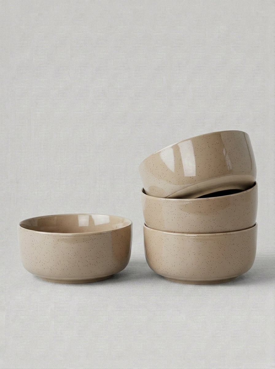 Speckled Ceramic Cereal Bowl Set