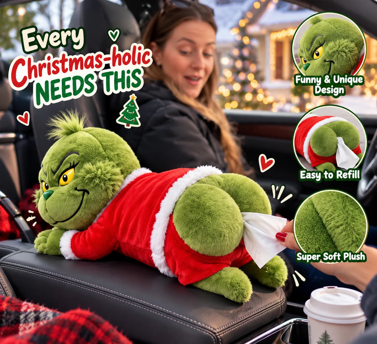 The Grumpy Bum Tissue Holder
