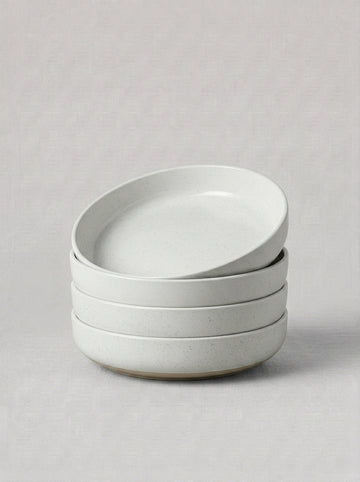 33oz Milky White Ceramic Pasta Salad Bowls