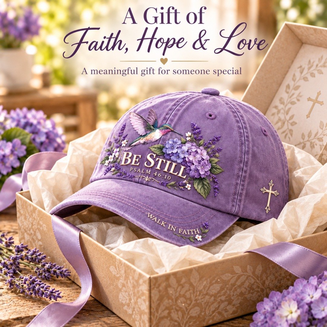 Christian Faith & Nature Scripture Baseball Cap