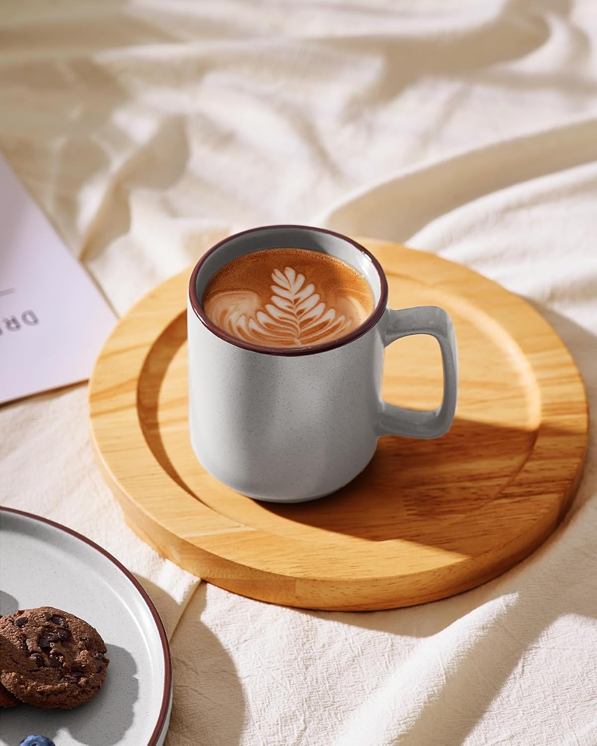 Nebula Dark Gray Ceramic Coffee Mug Set