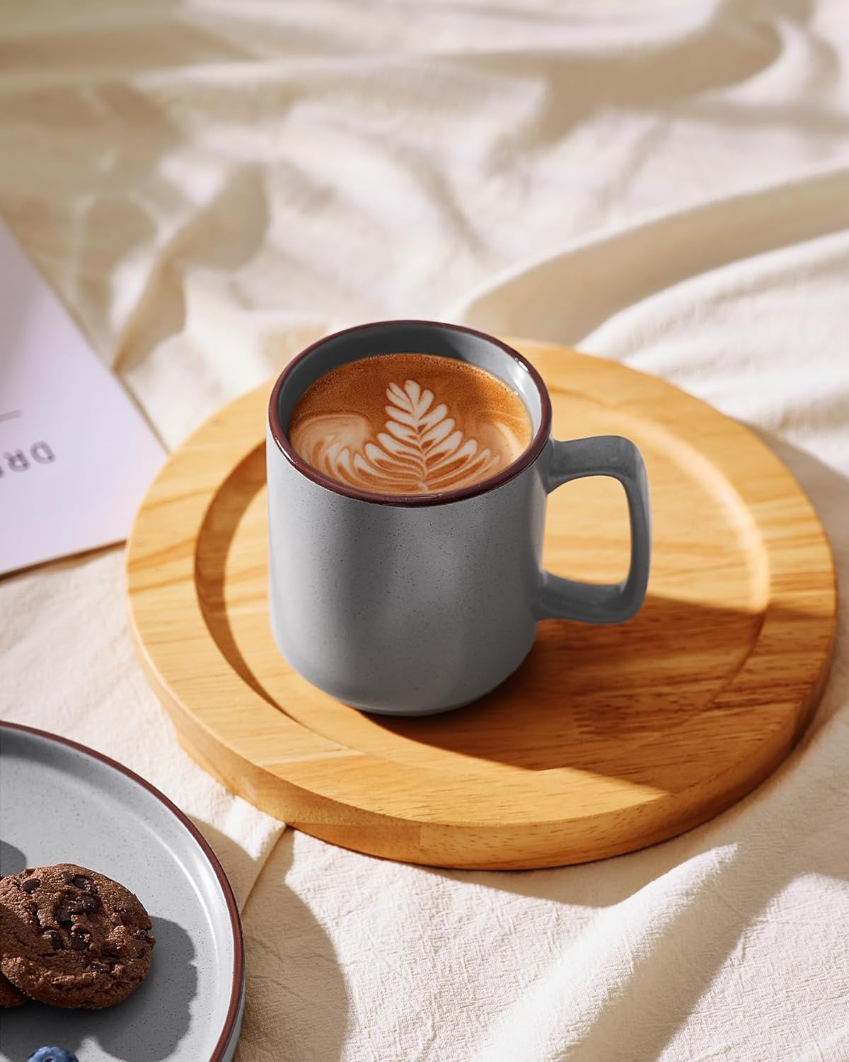 Nebula Dark Gray Ceramic Coffee Mug Set