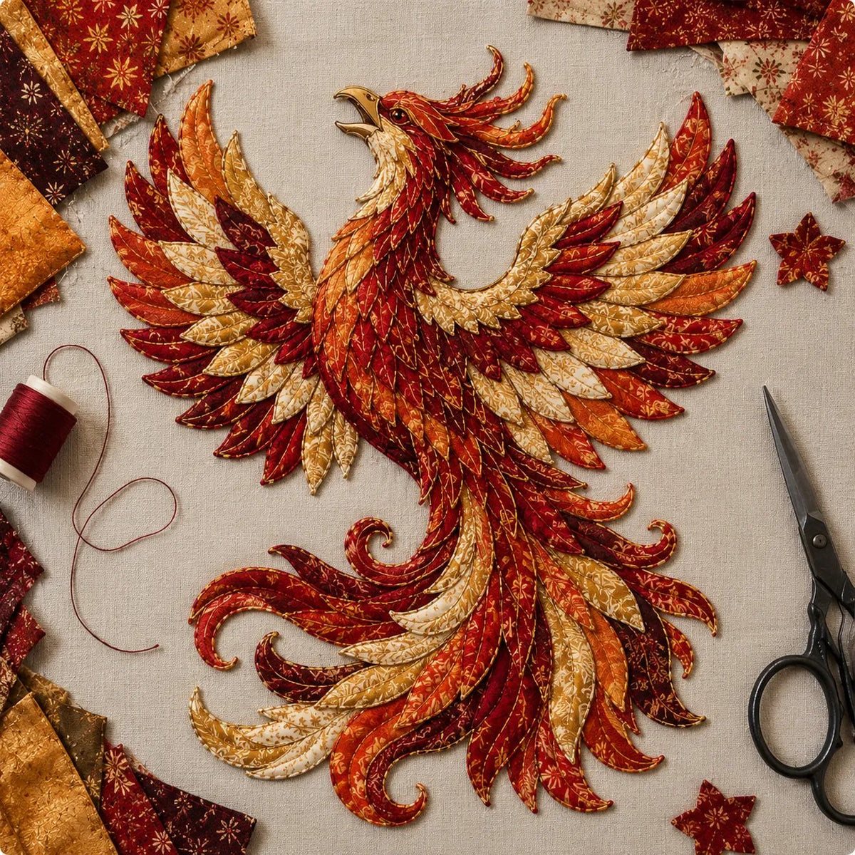 Beginner-Friendly Mythic Wilds DIY Layered Patchwork Art Kit