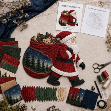Christmas Fabric Art Door Hanging Craft Kit