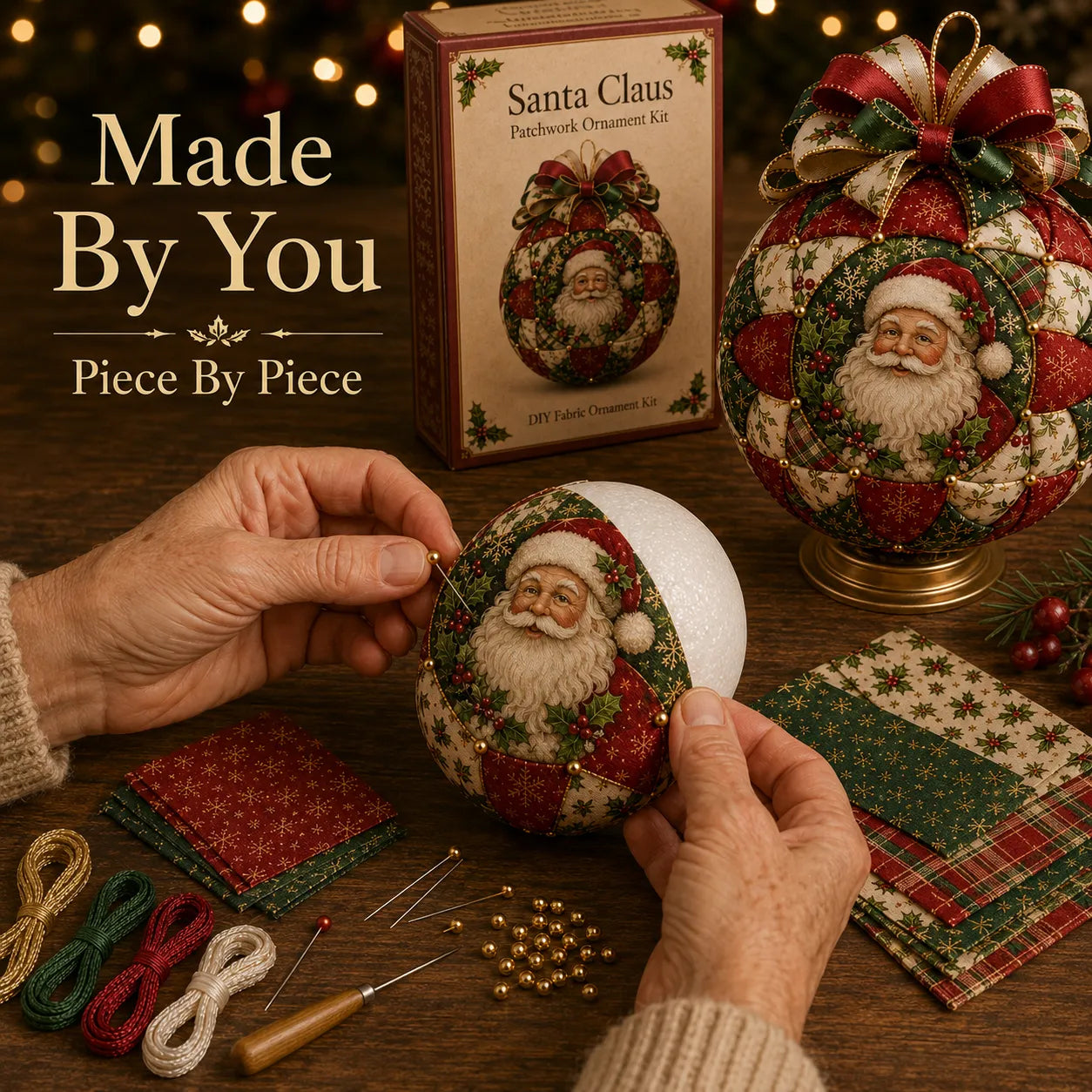Christmas Classics Patchwork Ornament DIY Kit