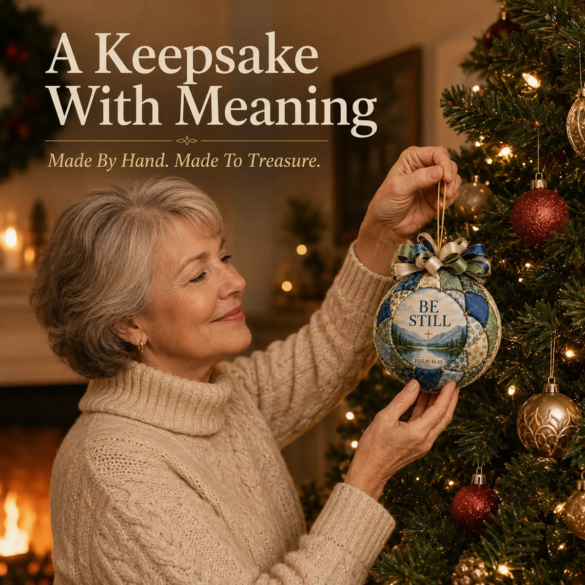 Christmas Faith Patchwork Ornament DIY Kit