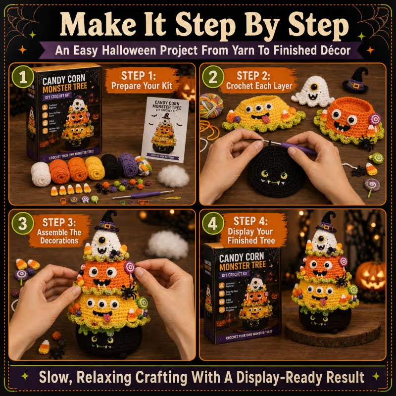 Halloween Tree DIY Crochet Kit