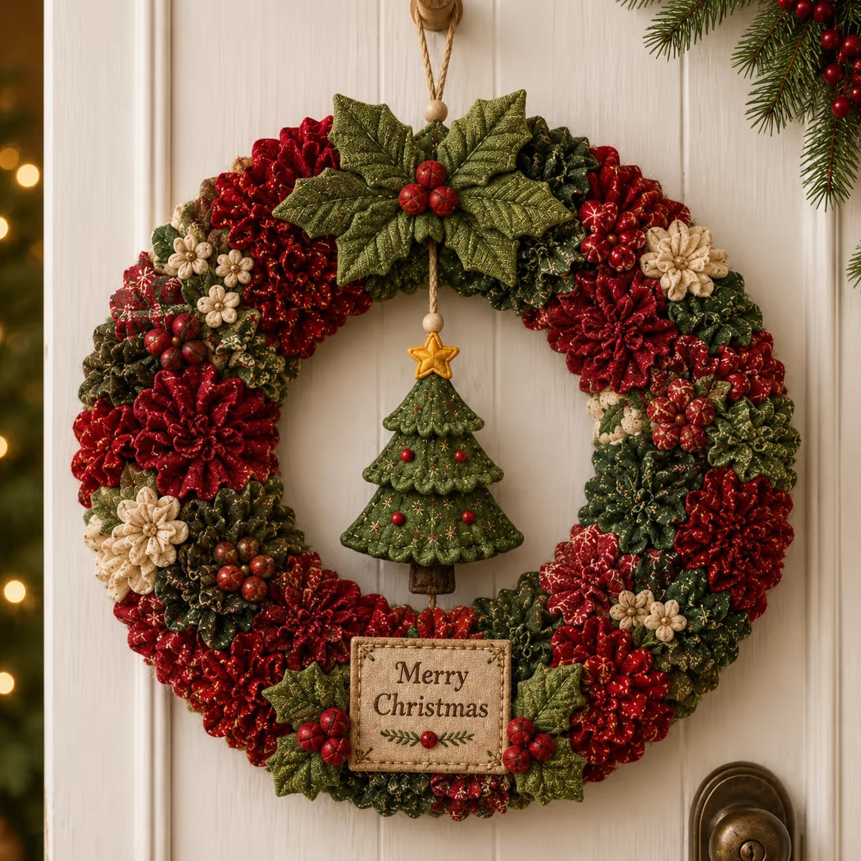 3D Fabric Poke Wreath DIY Kit