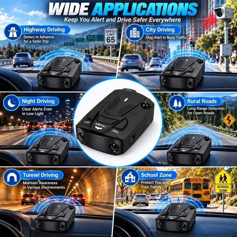 V7 Multi-Band Radar Alert Detector