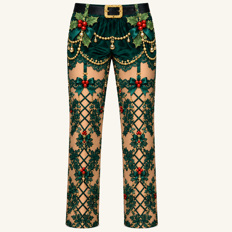 Funny Christmas Illusion PantsFunny Christmas Illusion Pants