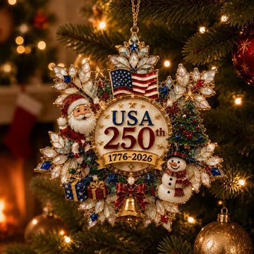 Snowflake Christmas tree ornament