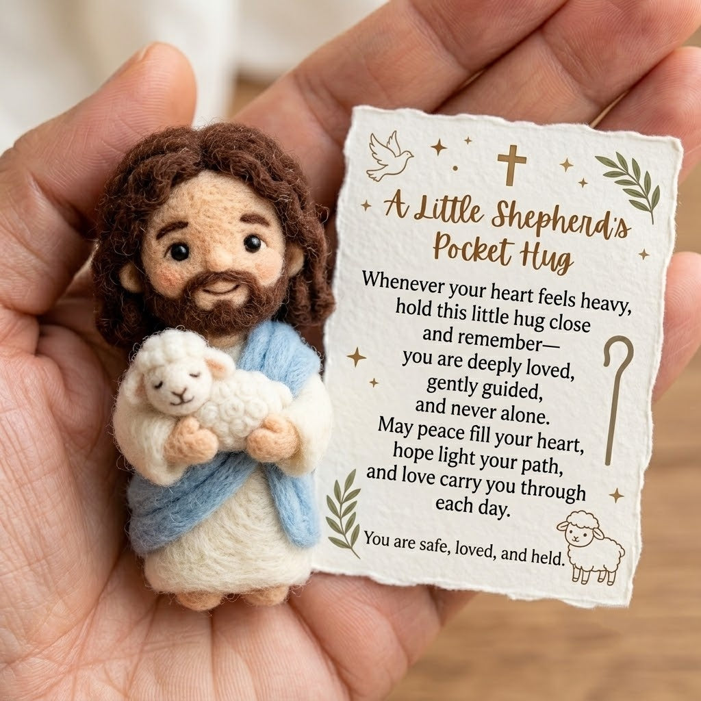 Shepherd Felt Pocket Hug Set