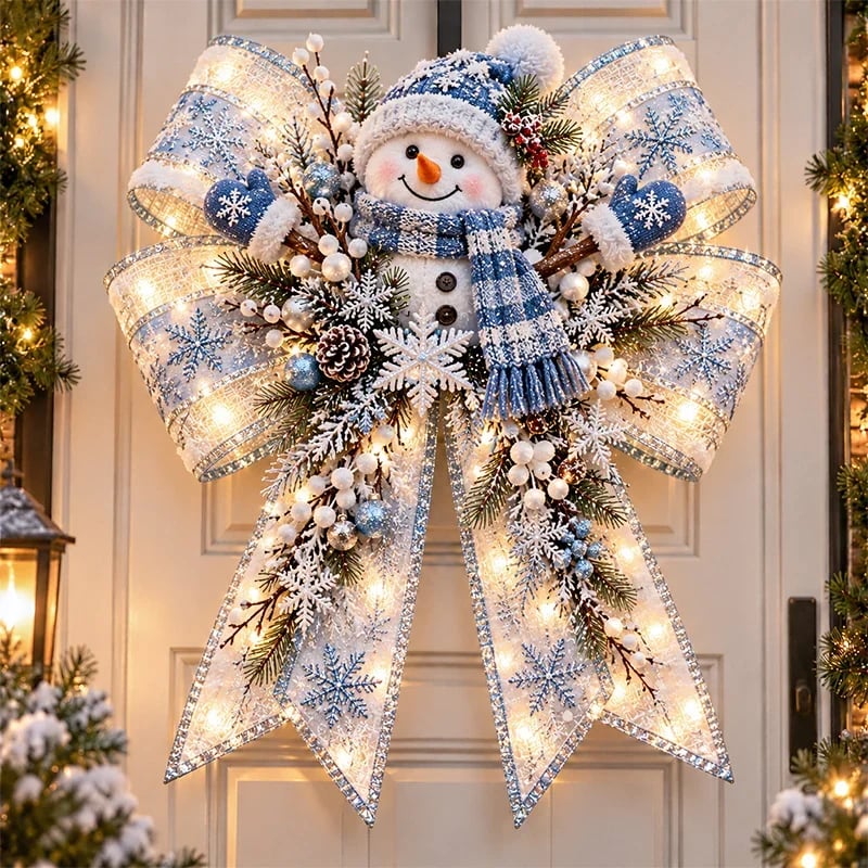Christmas Magic Bow Door Hangers