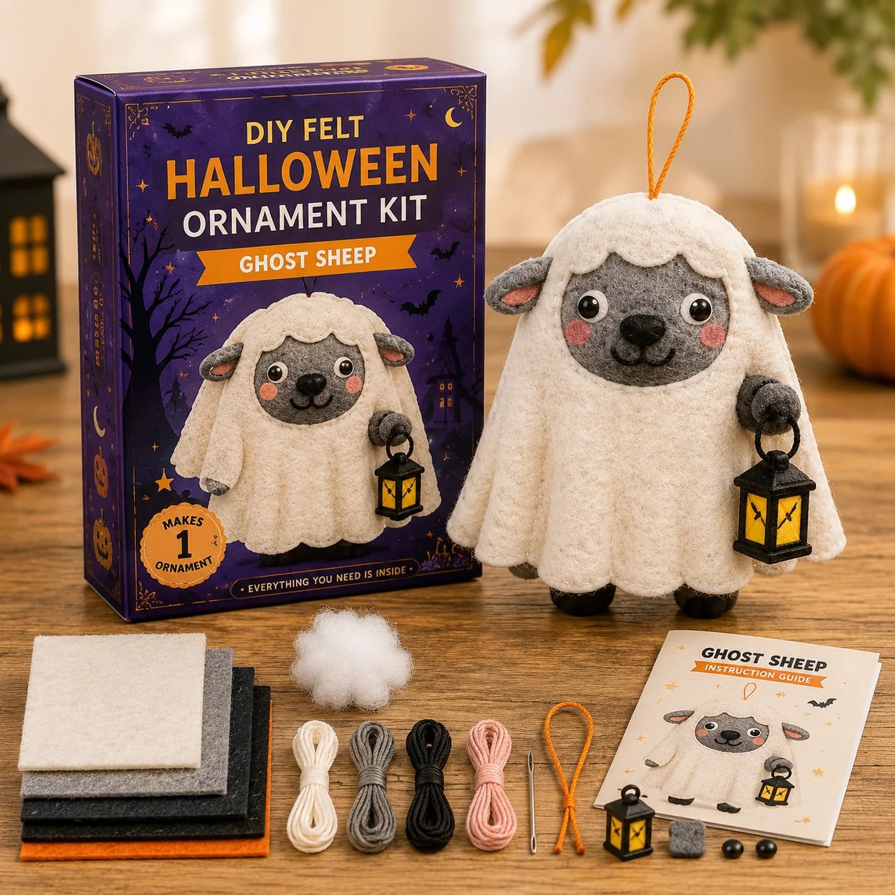 Spooky Critters Halloween DIY Ornament Collection