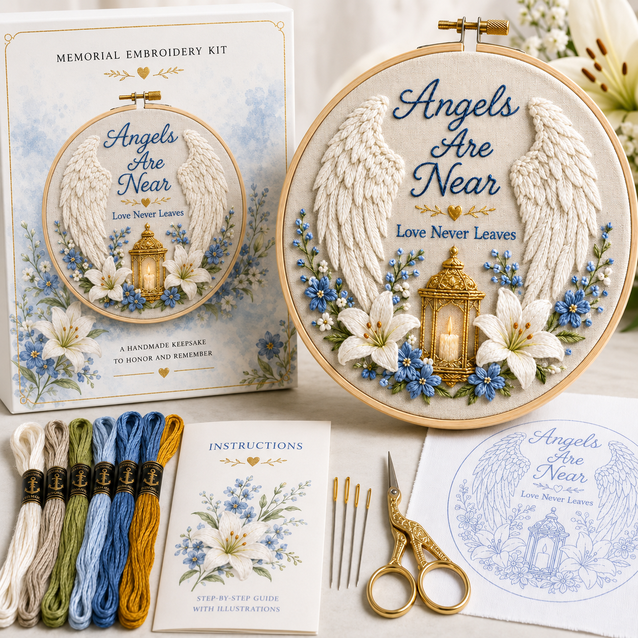 Memorial & Remembrance Embroidery Kit