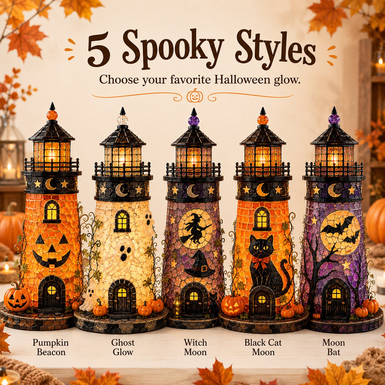 DIY Sea Glass  – Halloween Lighthouse Kit