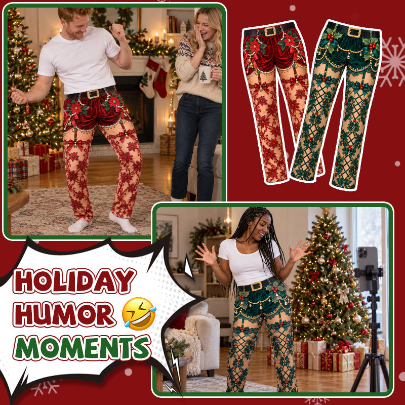 Funny Christmas Illusion PantsFunny Christmas Illusion Pants