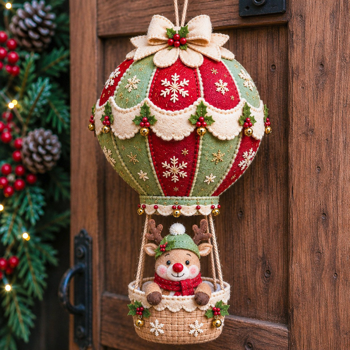 Christmas Hot Air Balloon Hanging DIY Kit
