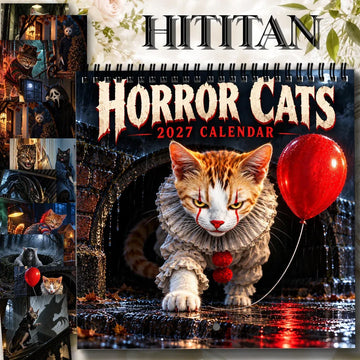 Horror Cats 2027 Calendar
