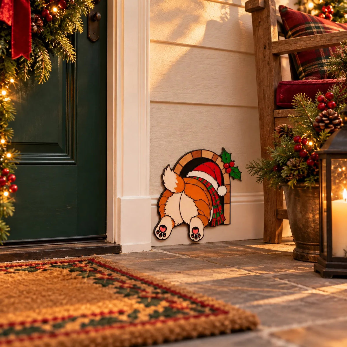 Funny Christmas Baseboard Decorations