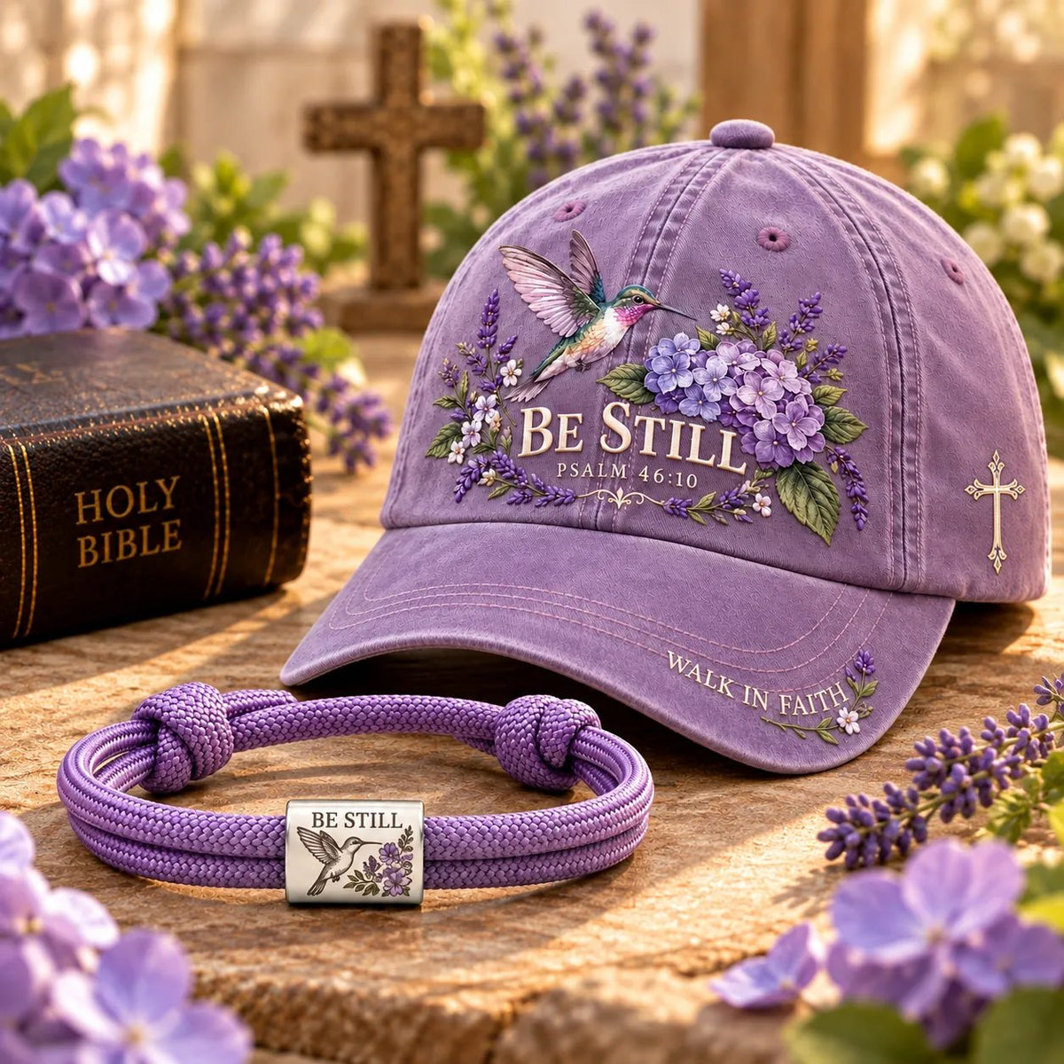 Christian Faith & Nature Scripture Baseball Cap