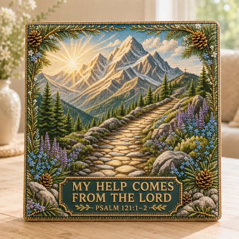 Psalms of Comfort & Strength Pearl Diamond Art Kit