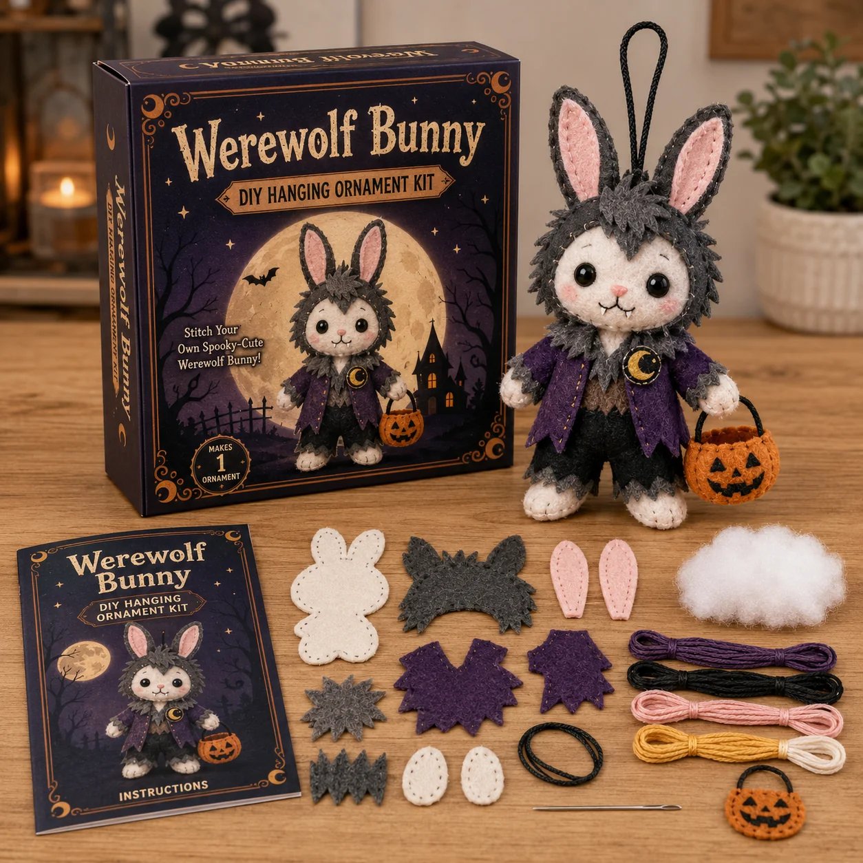 Spooky Critters Halloween DIY Ornament Collection