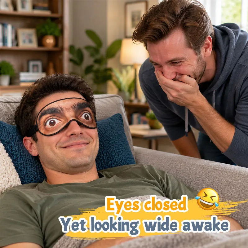 Funny Open-Eye Sleep Mask