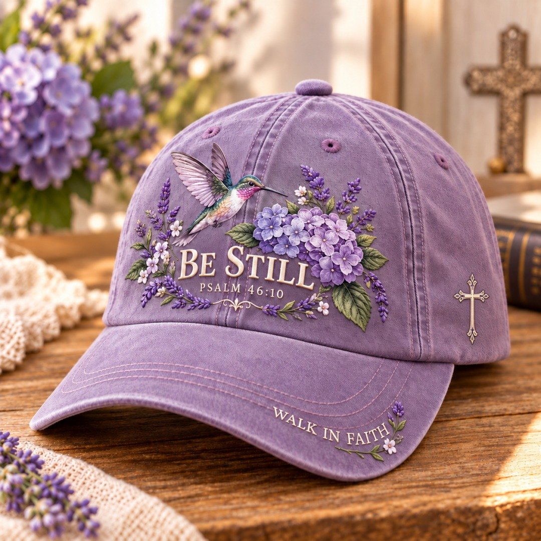 Christian Faith & Nature Scripture Baseball Cap