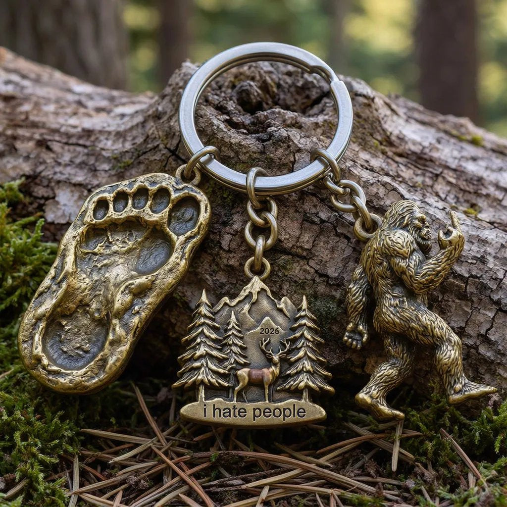 Bigfoot Mystery Keychain