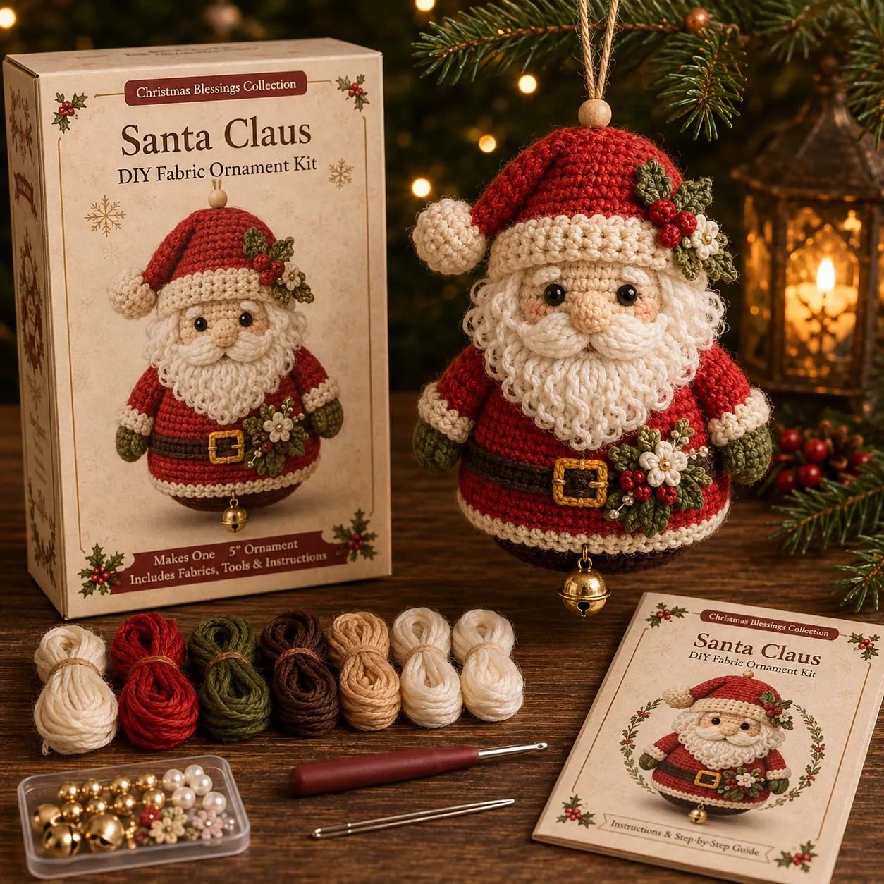 Beginner-Friendly Christmas Character DIY Ornament Kit