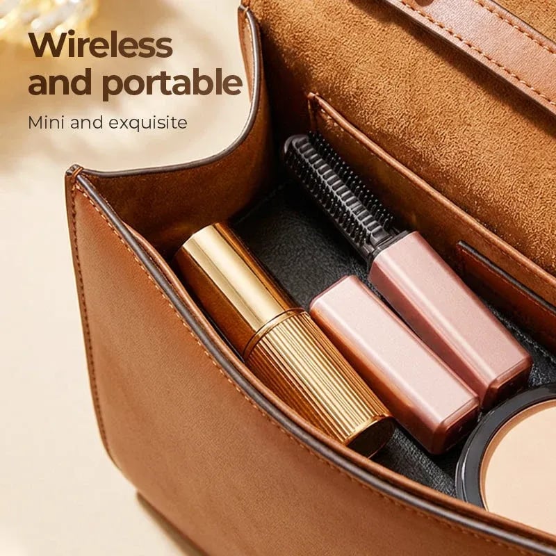 Portable Cordless Mini Hair Straightener Comb