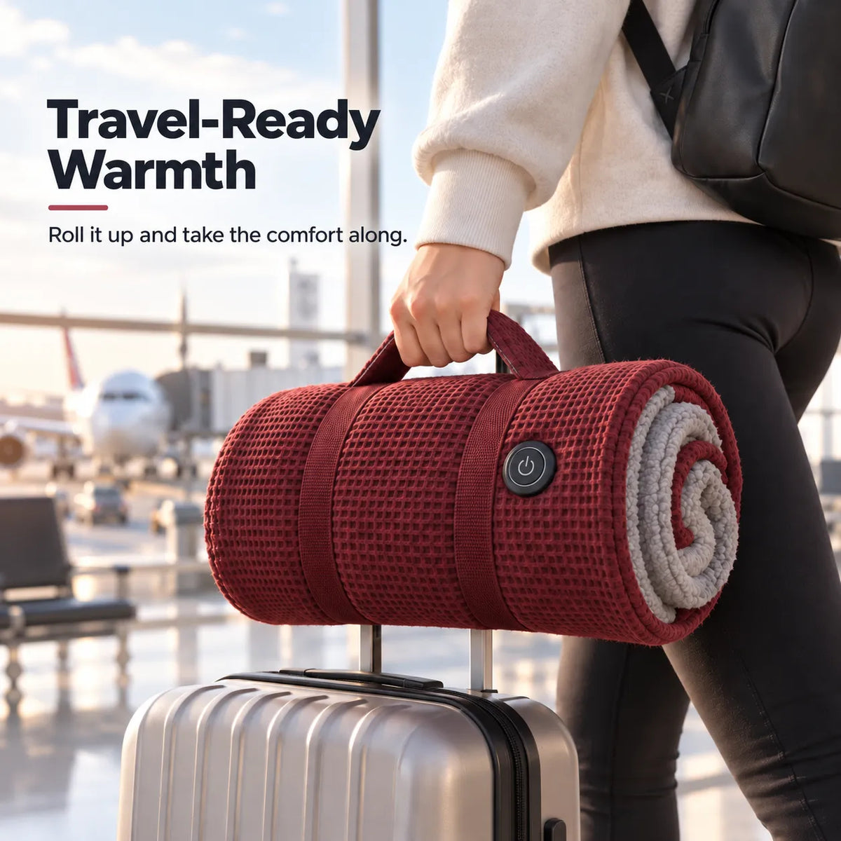 Wearable Heated Blanket Shawl