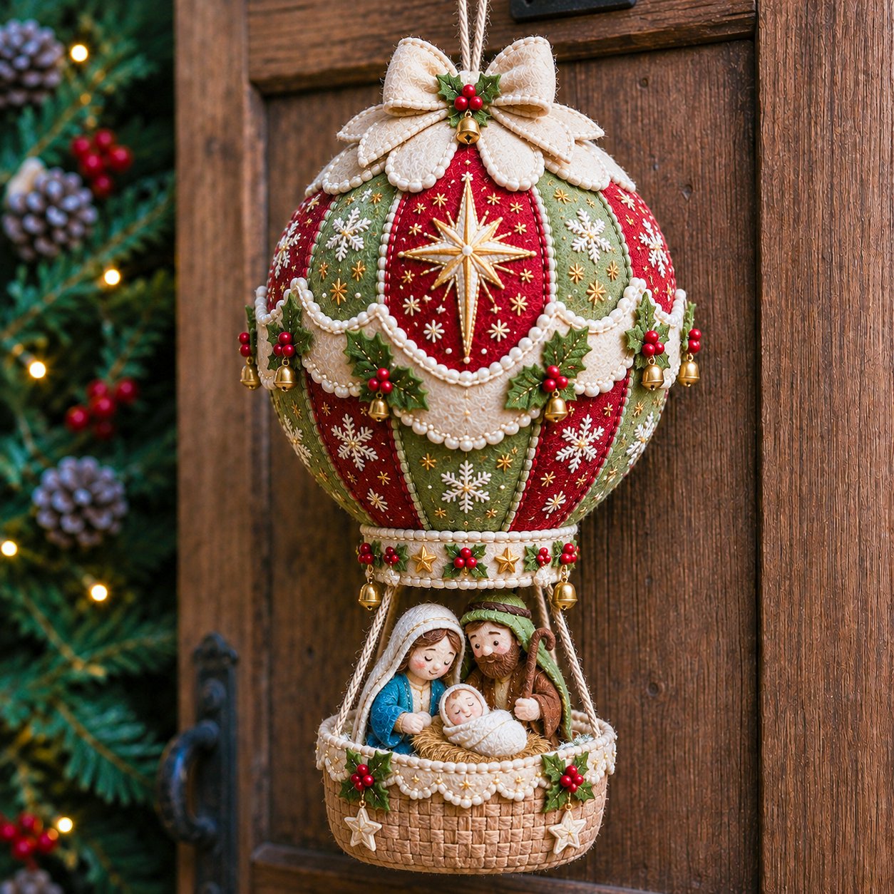 Christmas Hot Air Balloon Hanging DIY Kit